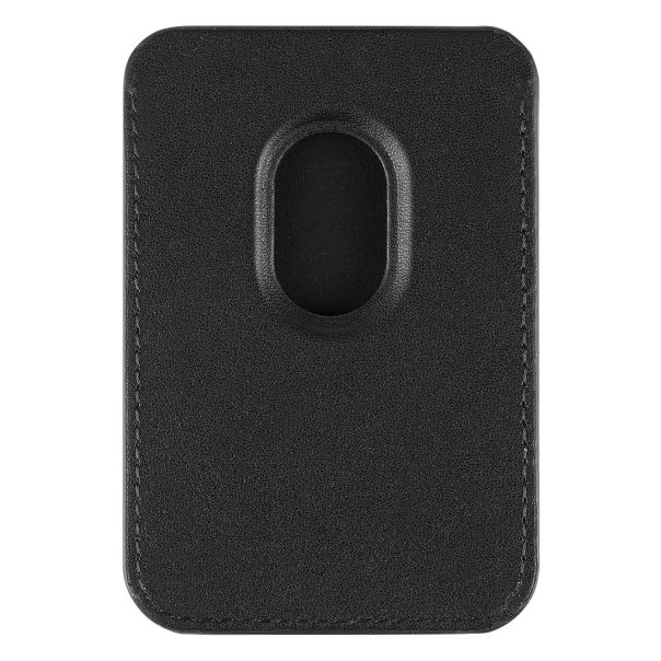 Magnetni držač kartica za telefon BECCO – termoosetljiva eko koža, MagSafe, crni - EP3258941