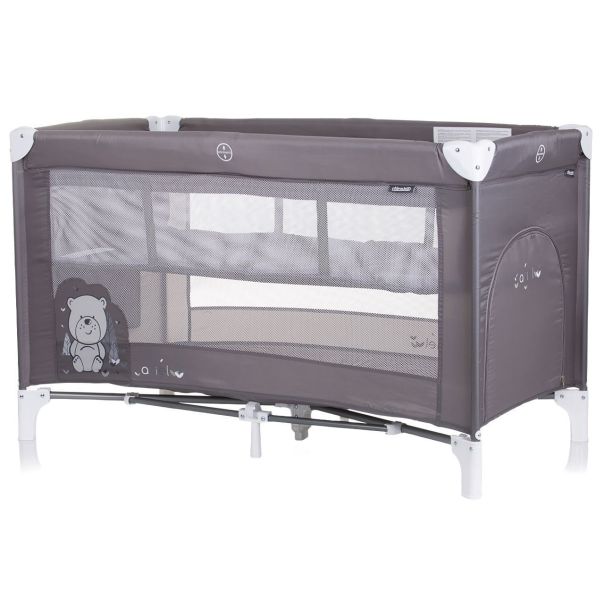 CHIPOLINO Prenosivi krevetić na 2 nivoa Ariel granite - KOSIAR241GN