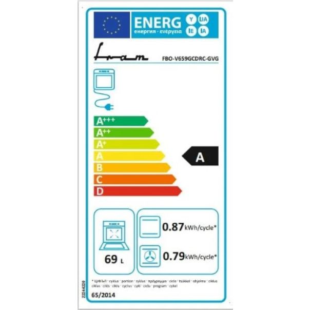 HEINNER Ugradna rerna Fram FBO-V659GCDRC-GVG - 43775-1