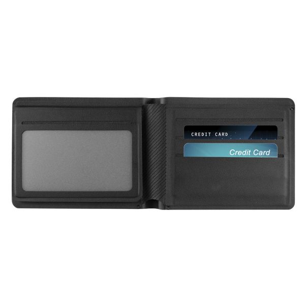 Find My novčanik WALLET FINDER – Apple licenca, bežično punjenje, reciklirana eko koža, crni - EP3259022