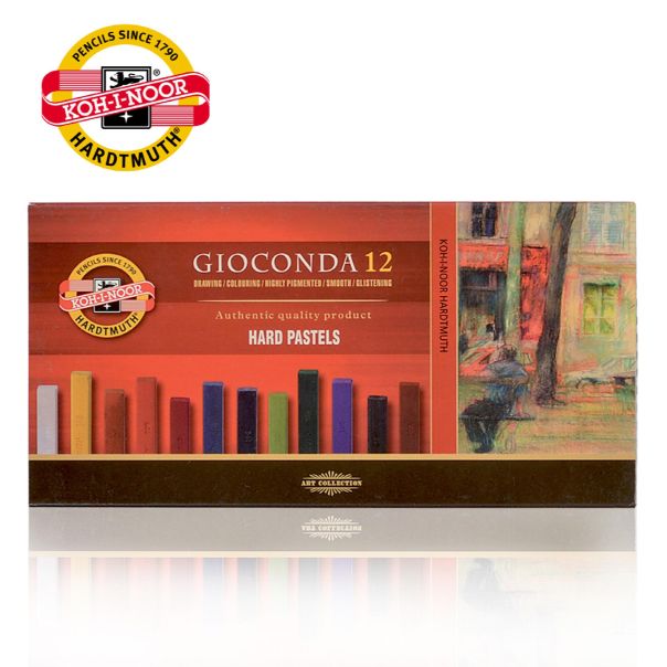 KOOH-I-NOOR Pastel suvi, četvrtasti, set 1/12 8112 - 3814