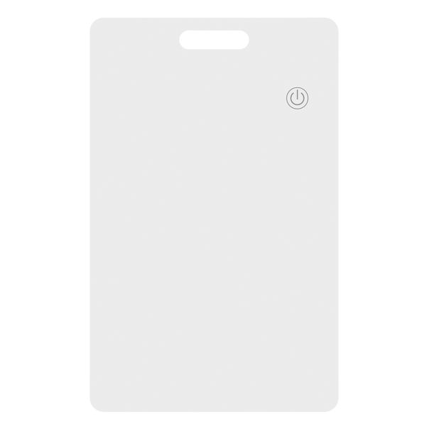 Find My kartica DERAX CARD – debljina 2 mm, Apple licenca, IPX5, bežično punjenje, bela - EP3259031
