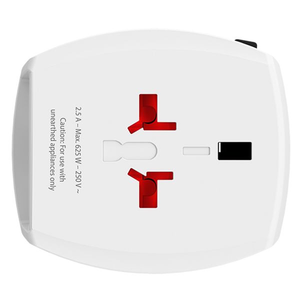 Putni multiadapter SKROSS MUV USB 30W – Euro, UK, USA, Australija, USB-C i USB-A, beli - EP3258706