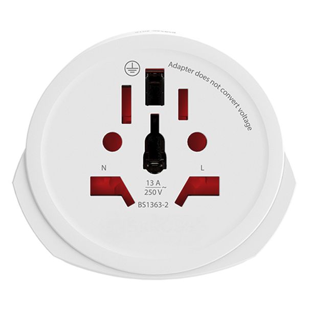 Putni adapter SKROSS World to Europe, do 4000 W, beli - EP3258700