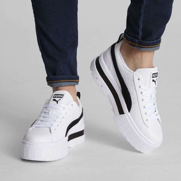 PUMA Patike mayze lthr W - 381983-01