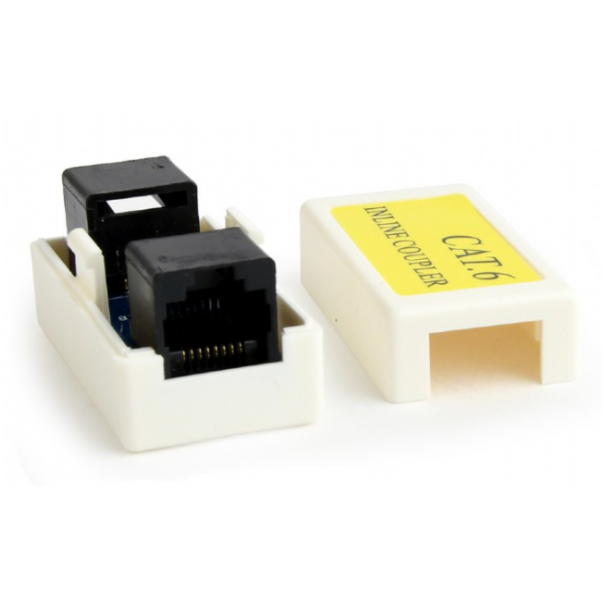 GEMBIRD NCA-LC6-01 Cat.6 LAN coupler white Spojnica za kabl RJ-45F - 39039