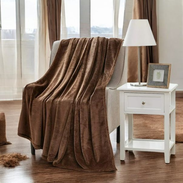 VIKTORIJA Ćebe Soft One 150x200cm Oker - VLK000382-okerboja