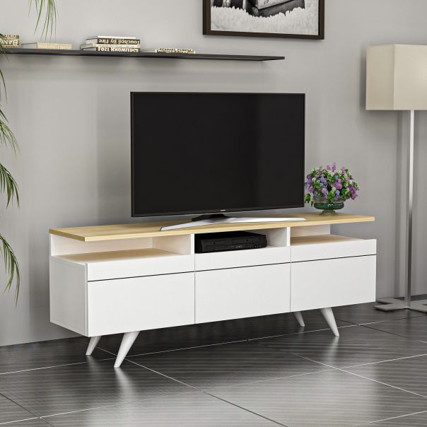 HANAH HOME TV komoda Berlin 150, bela - 382NRC1101