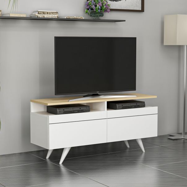 HANAH HOME TV komoda Berlin, bela - 382NRC1102