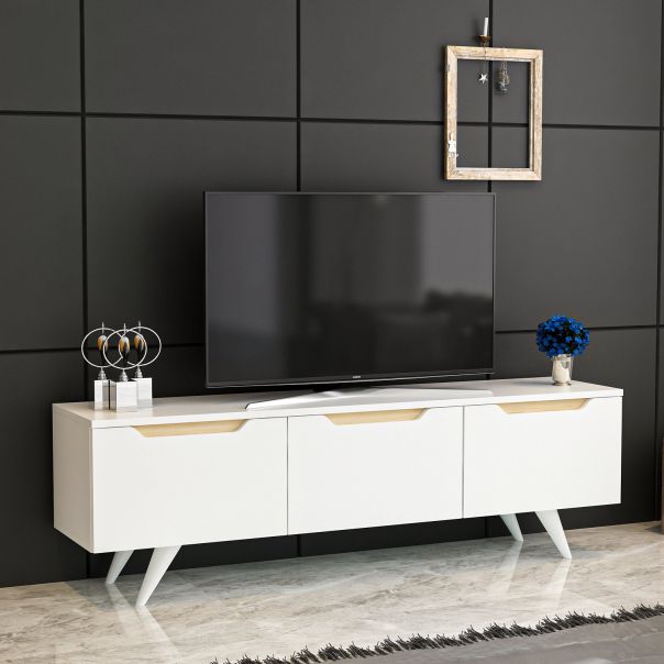 HANAH HOME TV komoda Prag, bela - 382NRC1124