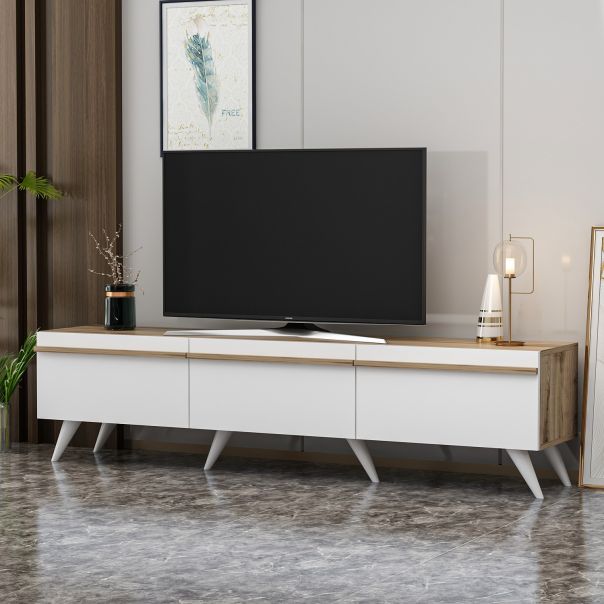 HANAH HOME TV komoda Valentina, bela - 382NRC1131