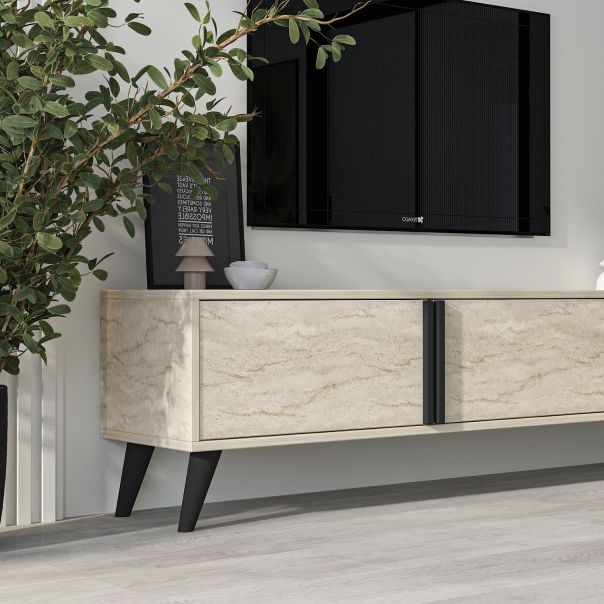 HANAH HOME TV komoda Benoit, krem - EP3057416