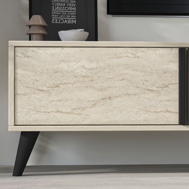 HANAH HOME TV komoda Benoit, krem - EP3057416
