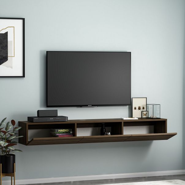 HANAH HOME TV komoda Terra, braon - 382NRC1510