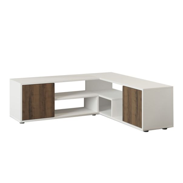 HANAH HOME TV komoda Rosa, bela/braon - EP3057503