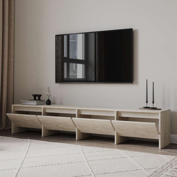 HANAH HOME TV komoda Laris 180, krem - EP3057509