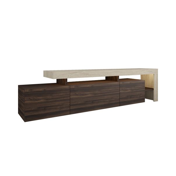 HANAH HOME TV komoda Beliz, braon/krem - EP3057515