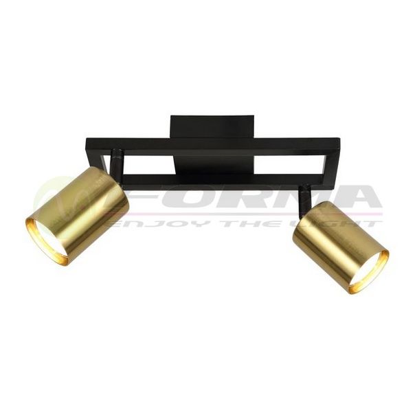 FORMA Spot lampa 2xGU10 FG153-2 BK+SG - 006793