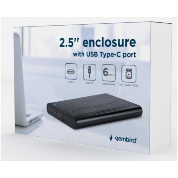 GEMBIRD EE2-U3S-6 USB 3.1 Externo kuciste za 2.5 SATA hard diskove - 39085