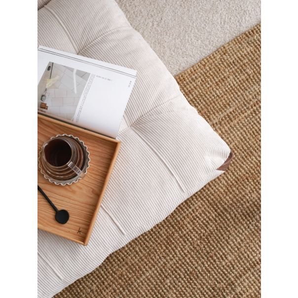 ATELIER DEL SOFA Dvosed na razvlačenje Fold Kadife 2, bela - 383EVN1111