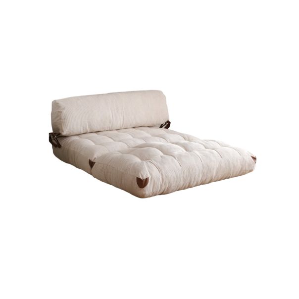 ATELIER DEL SOFA Dvosed na razvlačenje Fold Kadife 2, bela - 383EVN1111