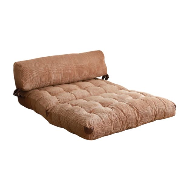 ATELIER DEL SOFA Dvosed na razvlačenje Fold Kadife 2, camel - 383EVN1112