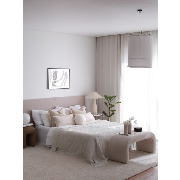 ATELIER DEL SOFA Klupa Nu Fitilli, bela - EP2802212