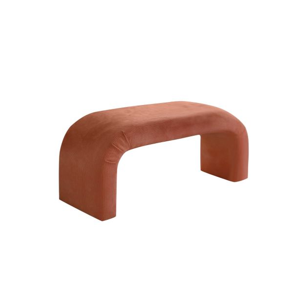 ATELIER DEL SOFA Klupa Nu, koralna - EP2802206