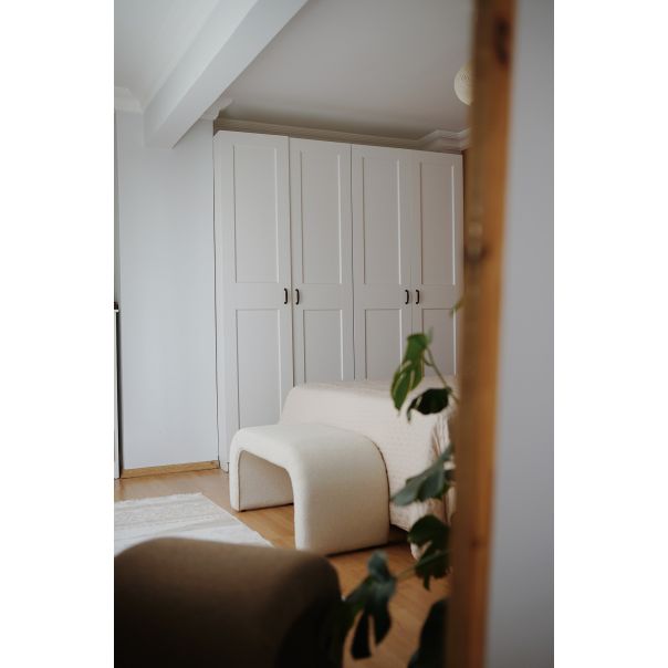 ATELIER DEL SOFA Klupa Nu, bela - EP2802209