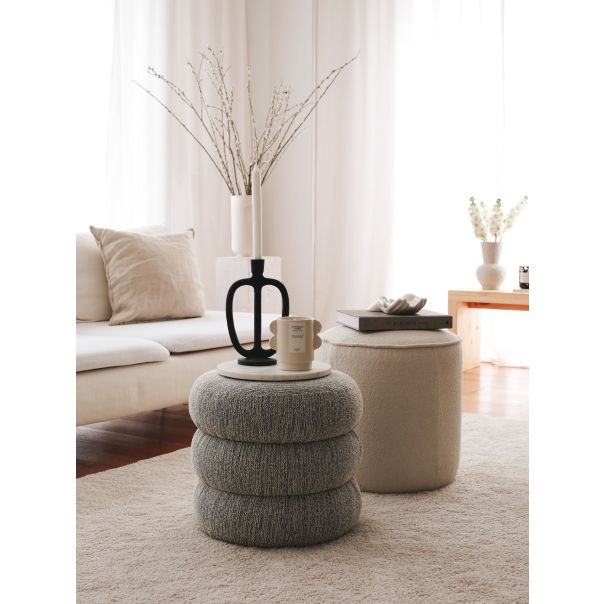 ATELIER DEL SOFA Tabure Boum, siva - EP2802200