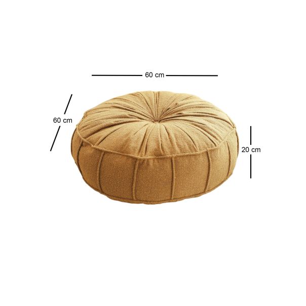 ATELIER DEL SOFA Podni jastuk Vintage, žuta - 383EVN1139