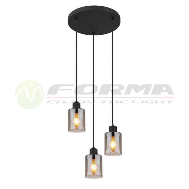 FORMA Visilica 3xE27 FE705-3V BK - 006817