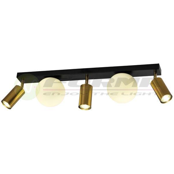 FORMA Spot lampa 3xGU10+2xE14 FG155-5 BK+SG - 006838