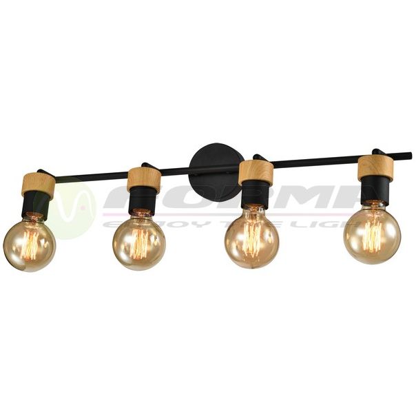 FORMA Spot lampa 4xE27 FE706-4 BK+WD - 006848