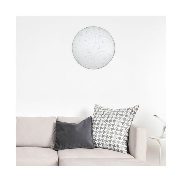 Rabalux Plafonjera Harmony Lux E27 2x MAX 60W ovas hrom (3853) - 3853