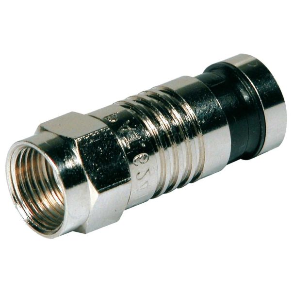 ZED electronic Kompresioni konektor extra kvalitet,  RG6,pak. 100 kom. - CO-XD/100 - 1408-1