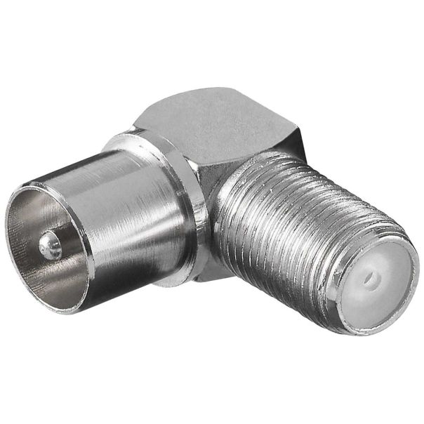 ZED ELECTRONIC Konektor F-ženski na RF muški, ugaoni, 40 kom - FPM/40 ANGLE - 10014