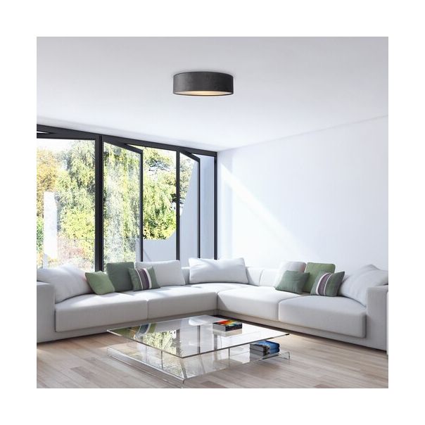 RABALUX Plafonjera Aldona siva, E27 10W - 3860