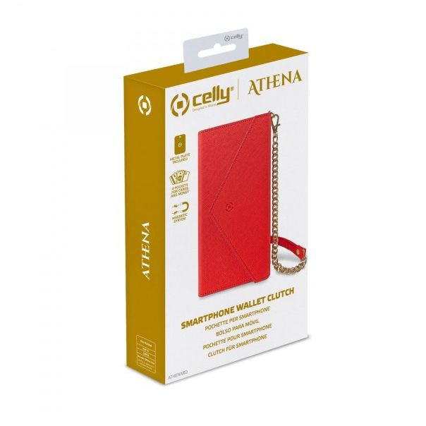 CELLY torbica/novčanik, crvena - ATHENARD