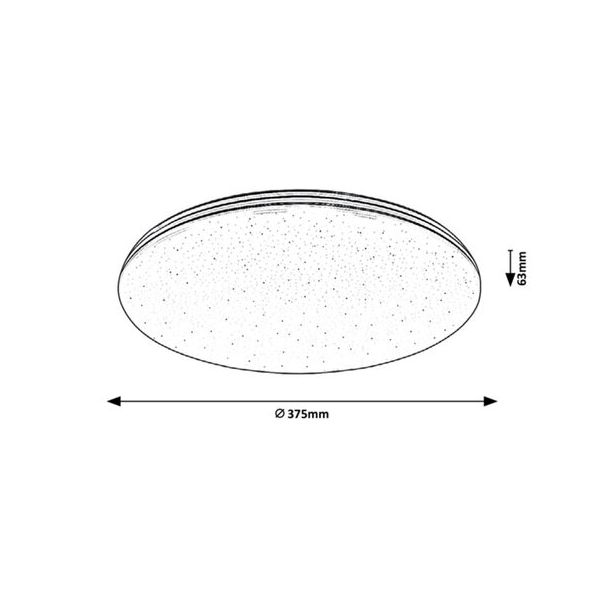 Rabalux Plafonjera Toma LED 30W hrom (3875) - 3875