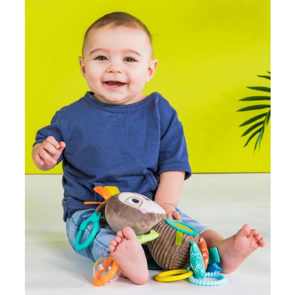 KIDS II Plišana igračka Bright stars Playful pals sloth - SKU12274