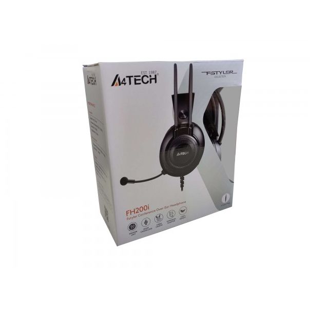 A4 TECH Slusalice sa mikrofonom A4-FH200i, crna - ZVU02353