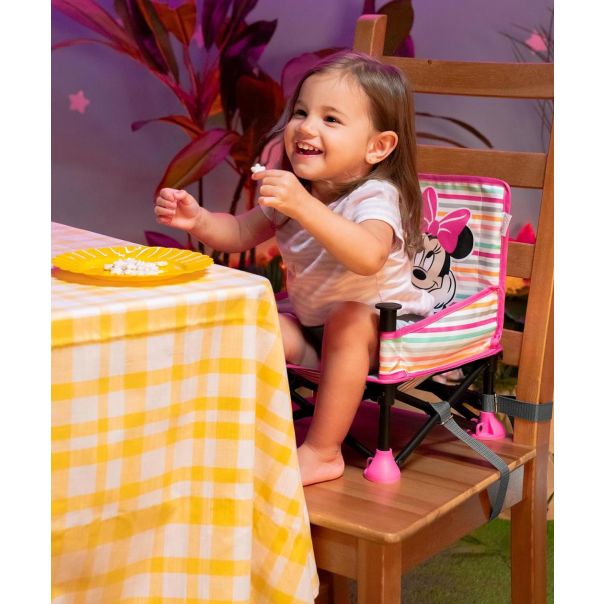 KIDS II Stolica za hranjenje Disney baby Minnie Mouse Pop ‘n sit - SKU17201