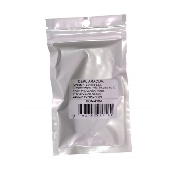 GEMBIRD AdapterCCA-418A ** 3.5mm Y razdelnik na 2x3.5mm - 39312