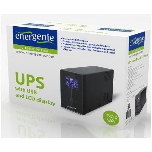 GEMBIRD EG-UPS-034 UPS sa stabilizatorom 1500VA 900W LCD - 39362