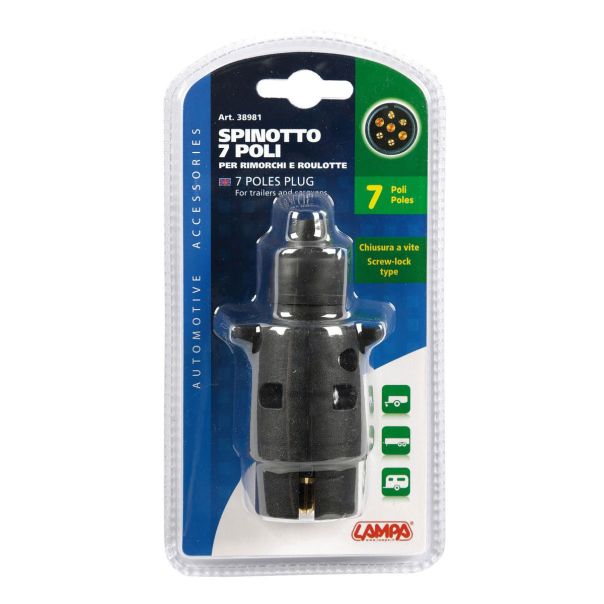 LAMPA ACCESSORIES Konektor utičnica 7 pinova na zavrtanj - 38981