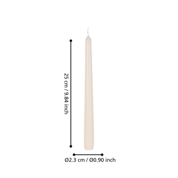 EGLO Sveća 25cm Glenbarr, bela - 422564