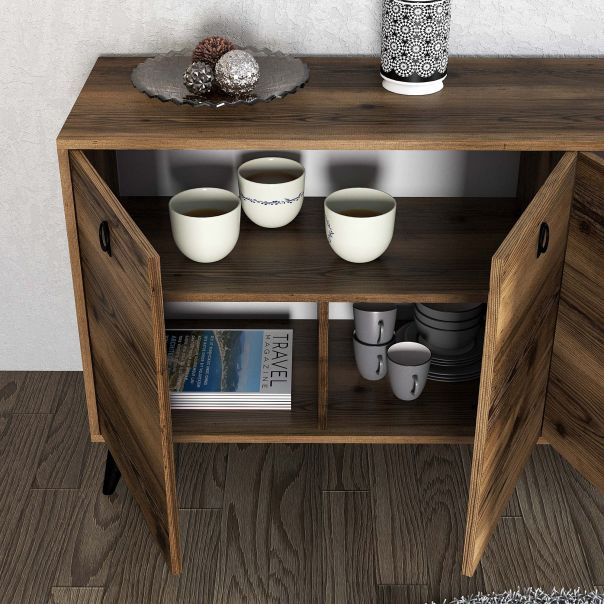 HANAH HOME Komoda Elite, braon - 389MZA1132