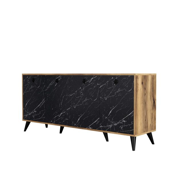 HANAH HOME Komoda Elite 1618, crna - 389MZA1133