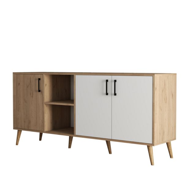 HANAH HOME Komoda Exxen - 1624, krem/bela - 389MZA2208